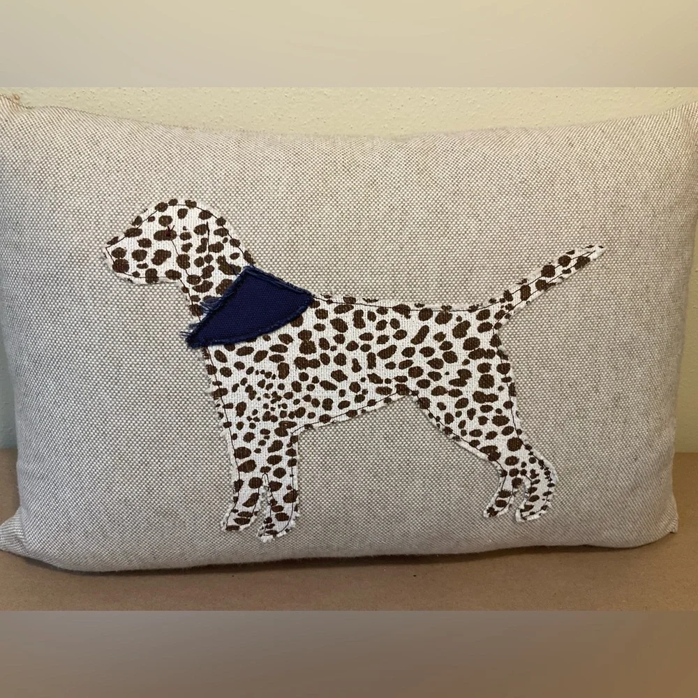 Restoration Hardware Baby & Child Appliqué Dog Pillow